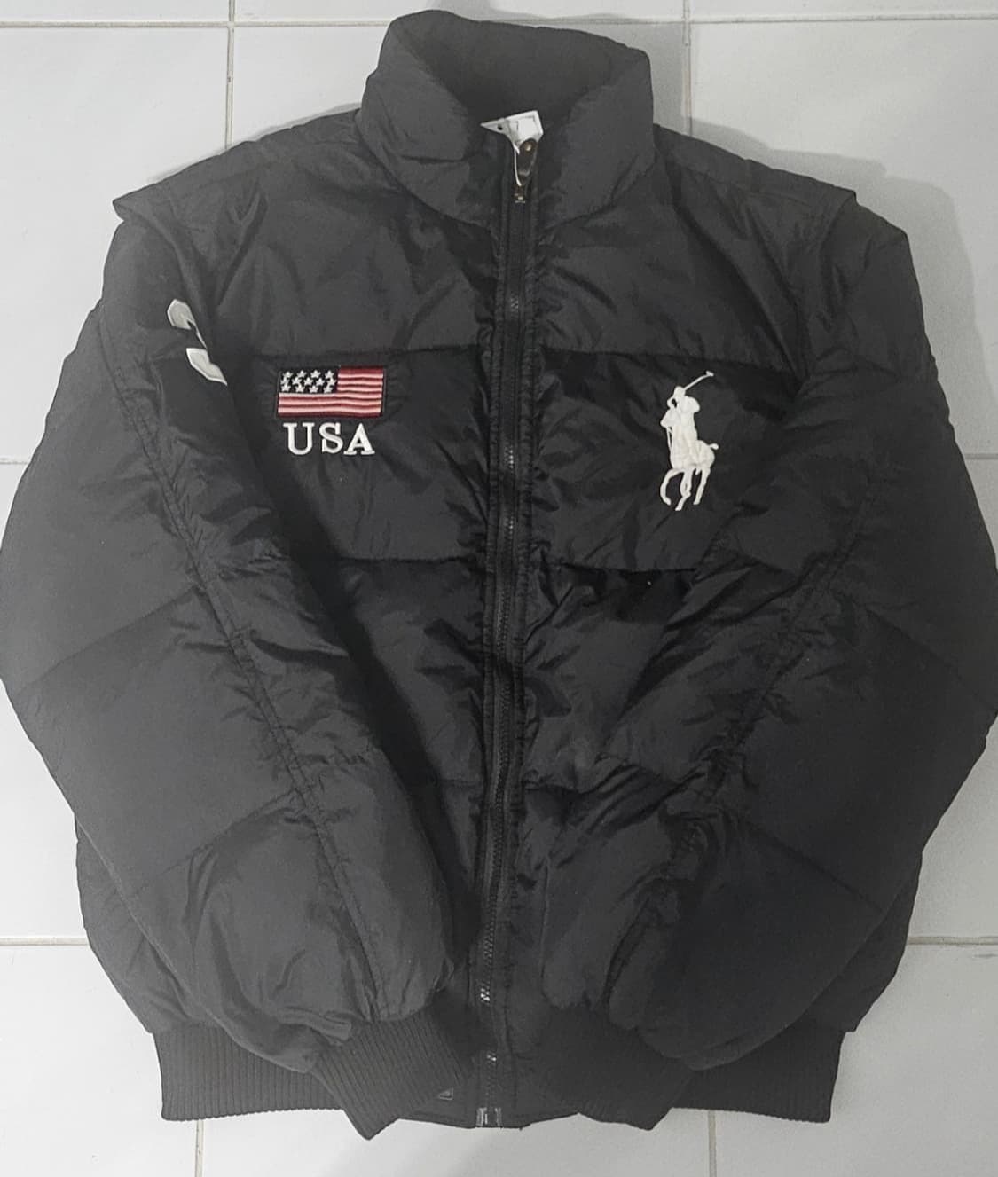 폴로 빅포니 성조기 패딩  상품이미지1