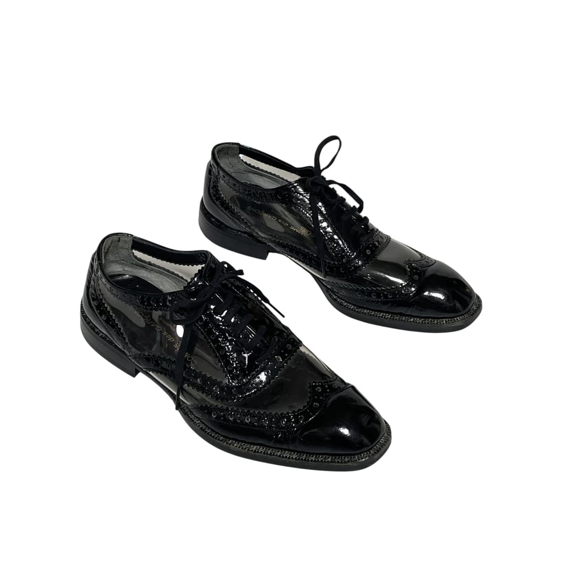 꼼데가르송 pvc 에나멜 윙팁 2007SS 상품이미지4