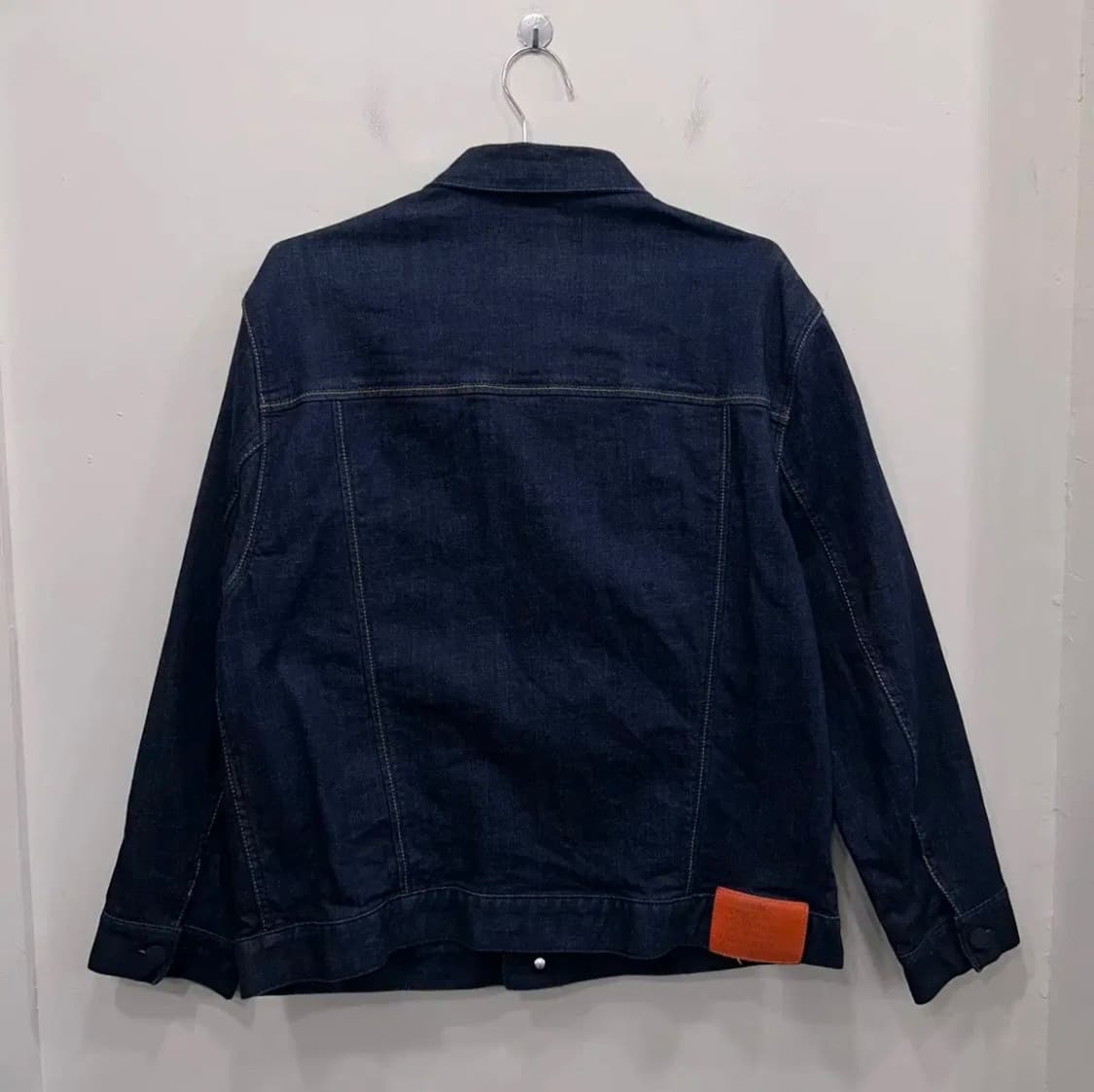 플랙 진 블랙버튼 셀비지 데님 트러커자켓 상품이미지5