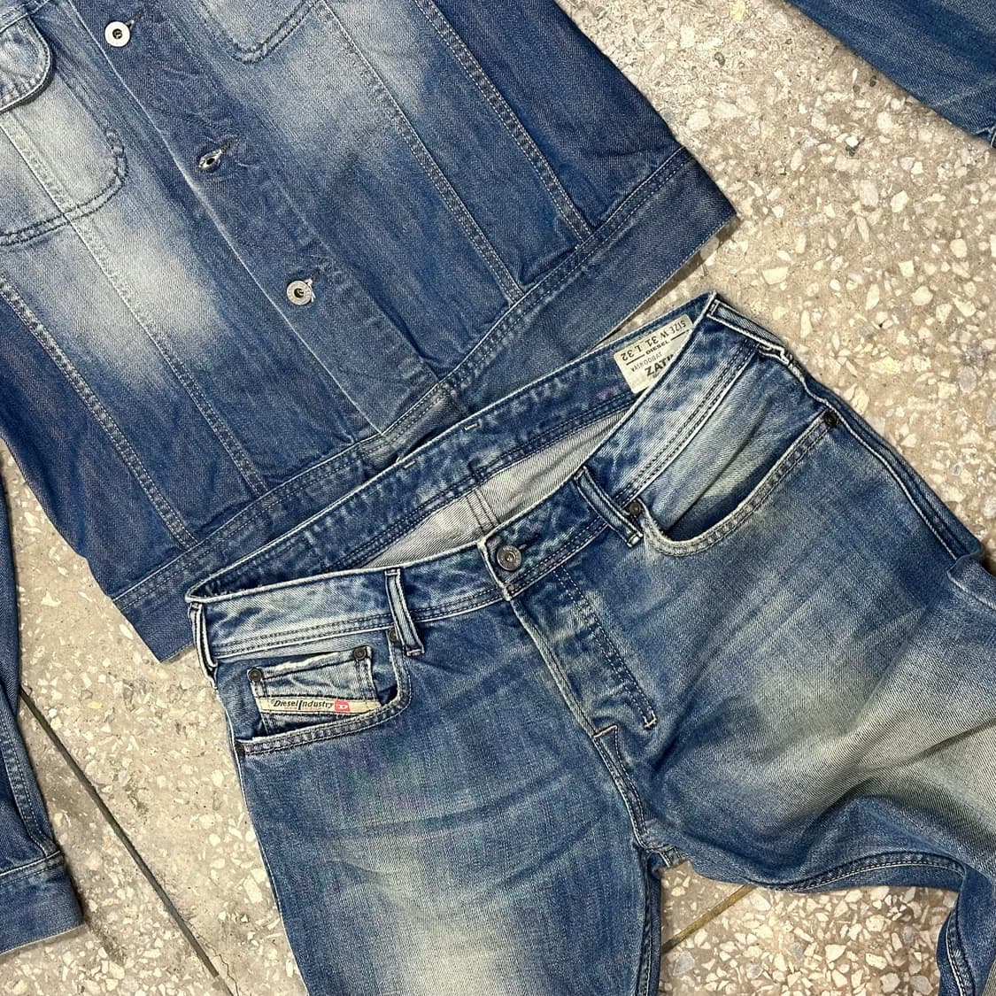 디젤 워시드 데님 자켓 상품이미지6