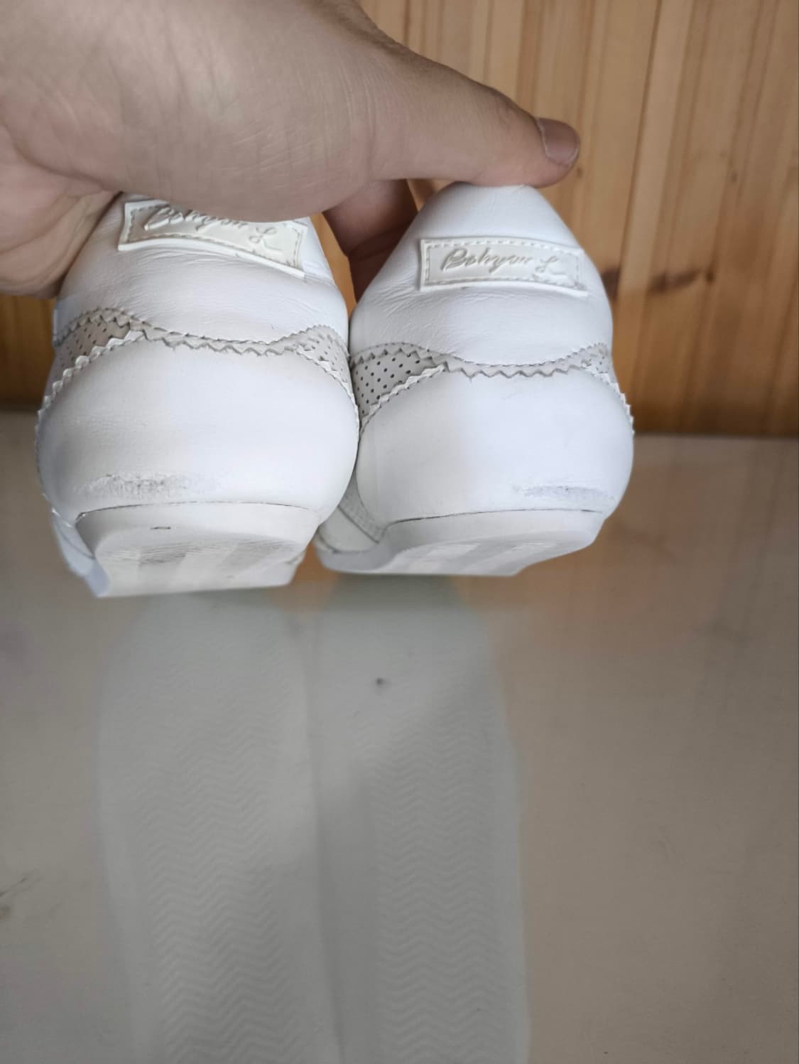 365 235mm SCB 슈콤마보니 펀칭 밸크로 스니커즈 상품이미지8