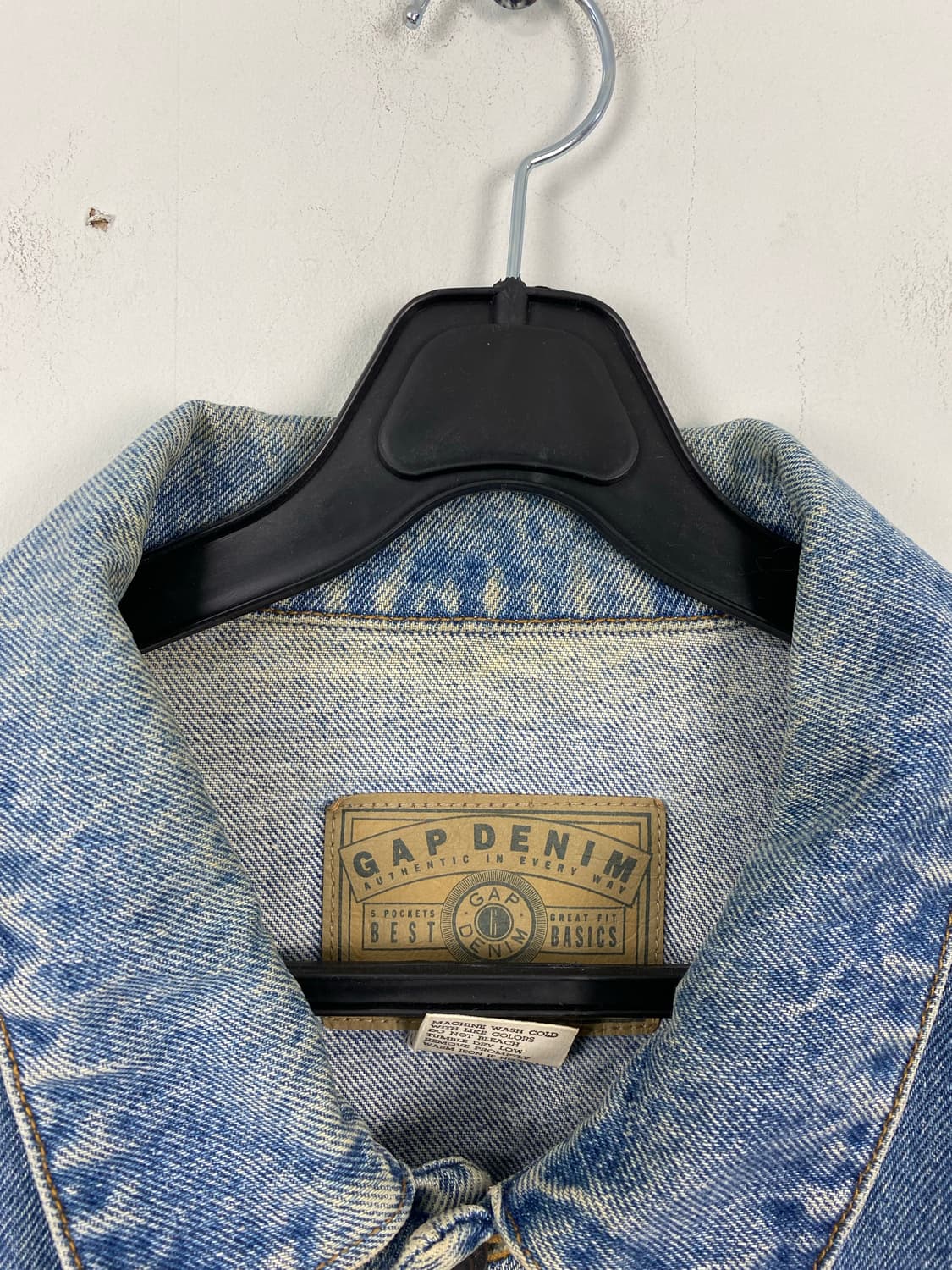 90s GAP 올드갭 데님 트러커 자켓 L 상품이미지3
