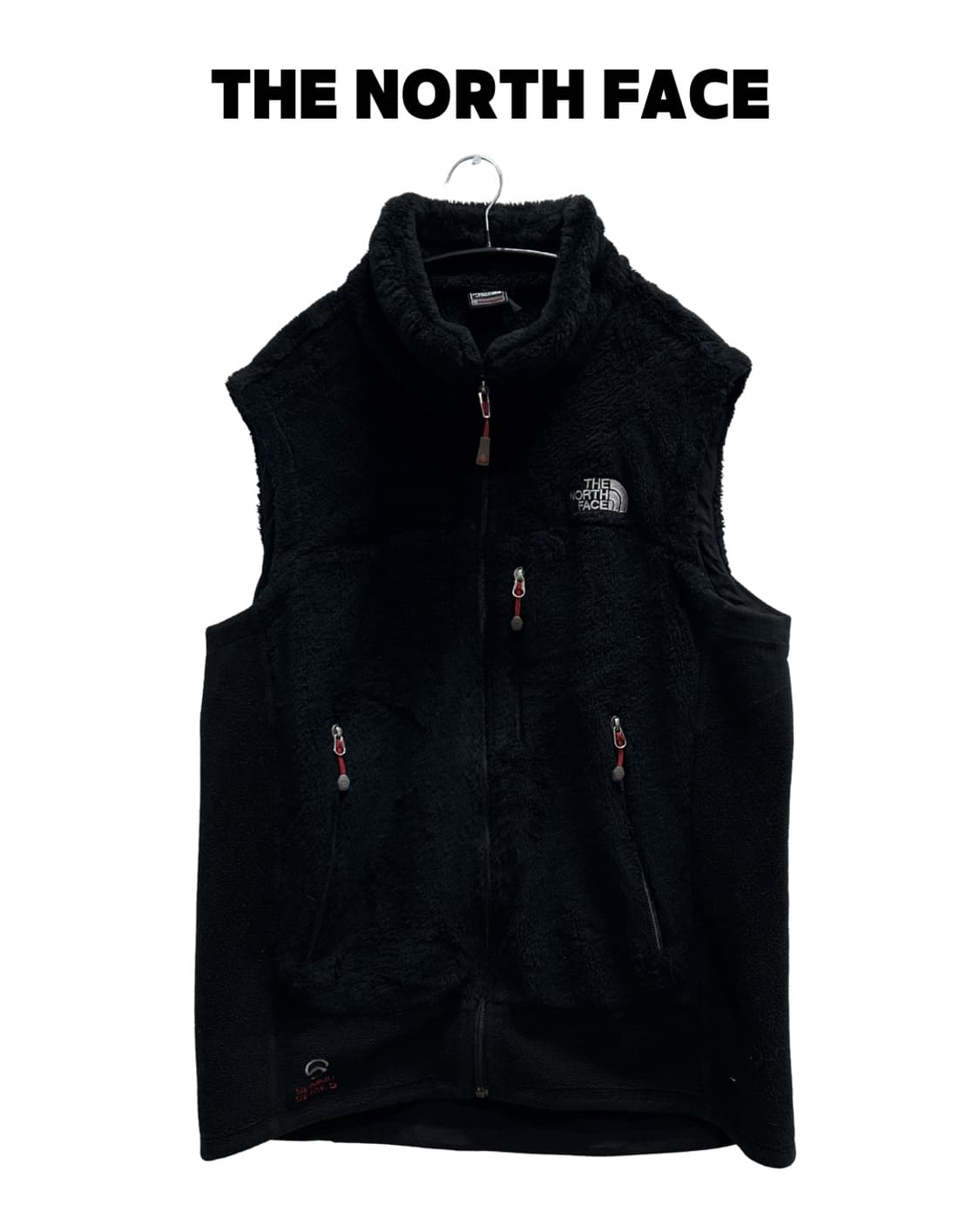 노스페이스 폴라텍 셰르파 플리스 조끼 베스트 블랙 상품이미지1