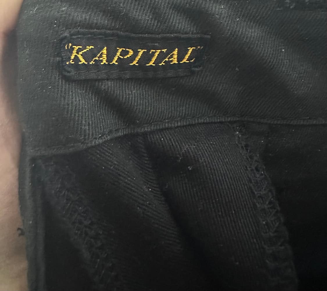 캐피탈 캑터스 치노 팬츠 블랙 상품이미지6