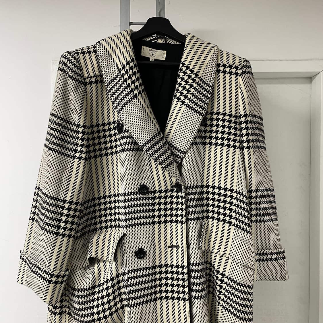 발렌티노 체크 코트 38(W) 상품이미지2