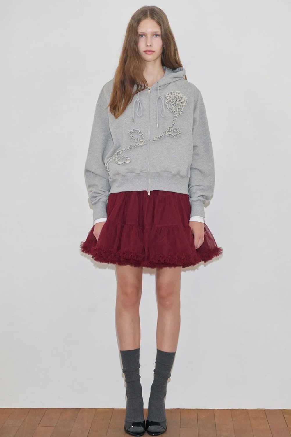 시눈 sinoon tute skirt 튜튜스커트(wine) 상품이미지4