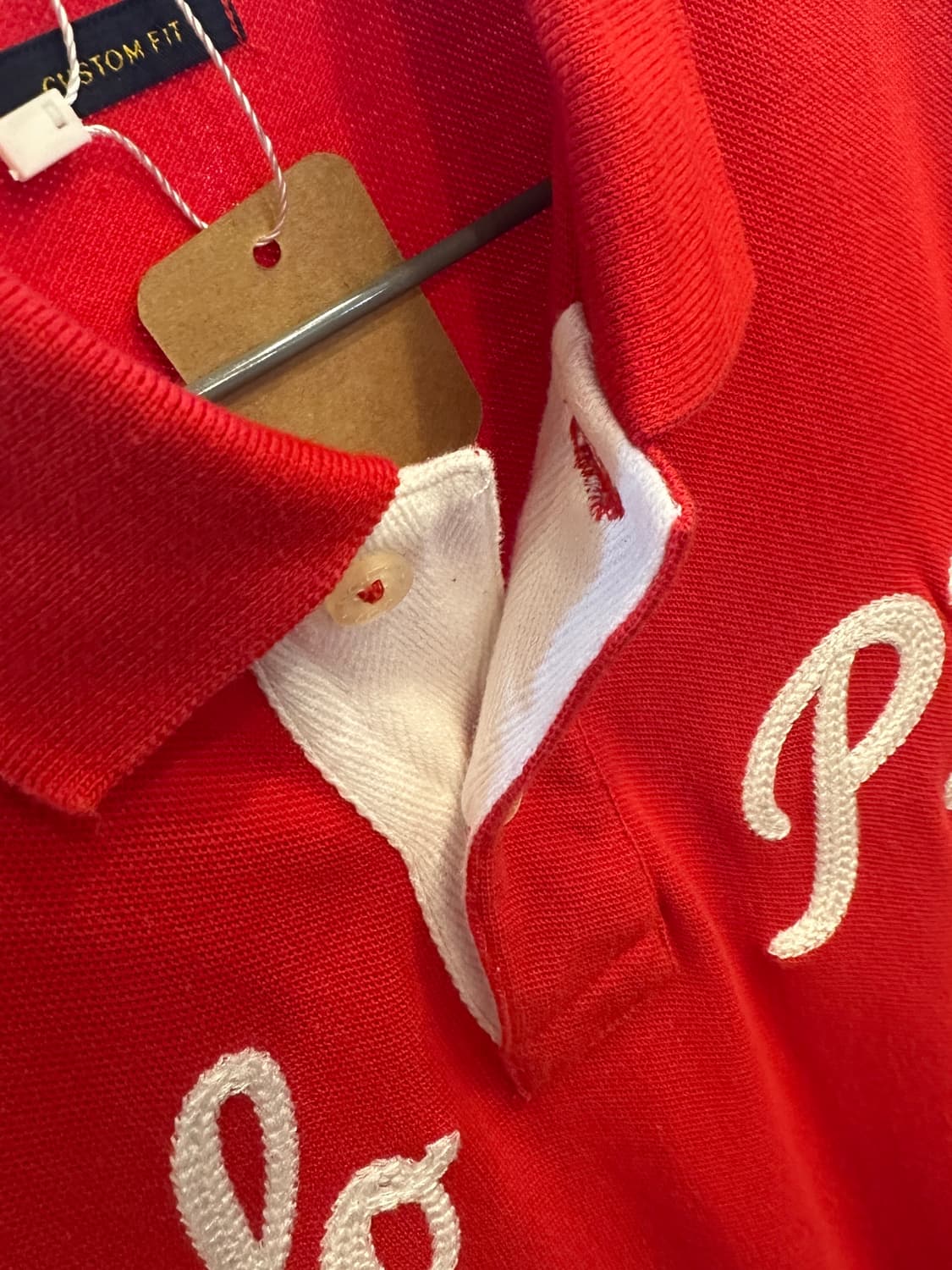 폴로 랄프로렌 빈티지로고 반팔 카라티 XL 상품이미지6