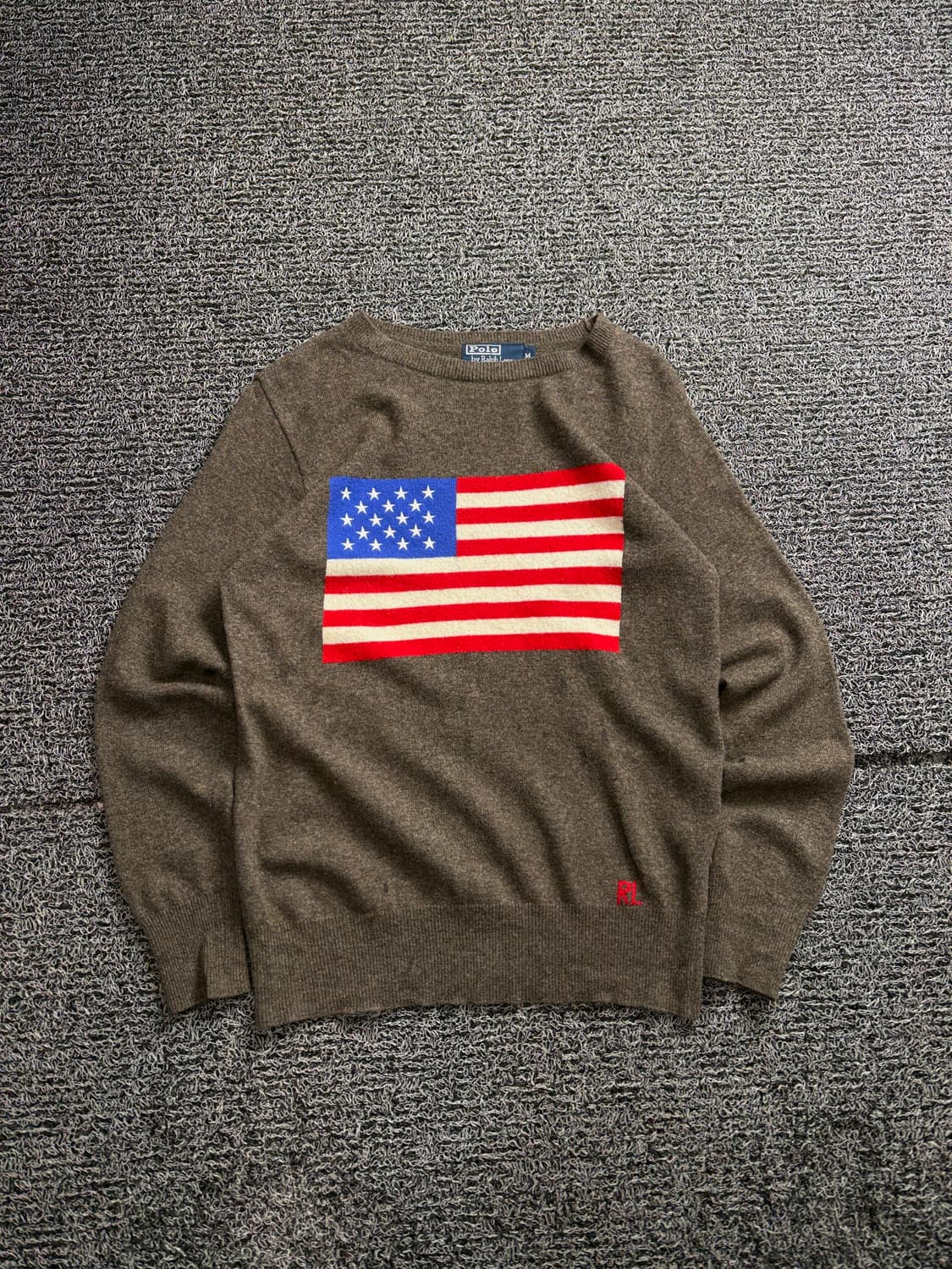 폴로 랄프로렌 성조기 빅로고 램스울 스웨터 2615 상품이미지2