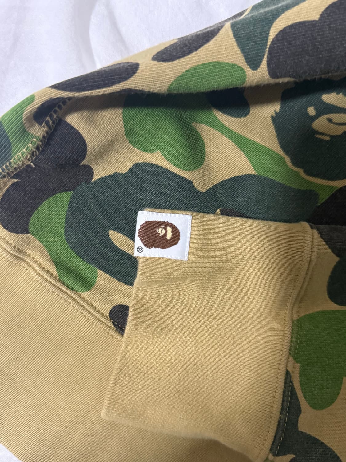 베이프 abc 카모 후드티 M 상품이미지6