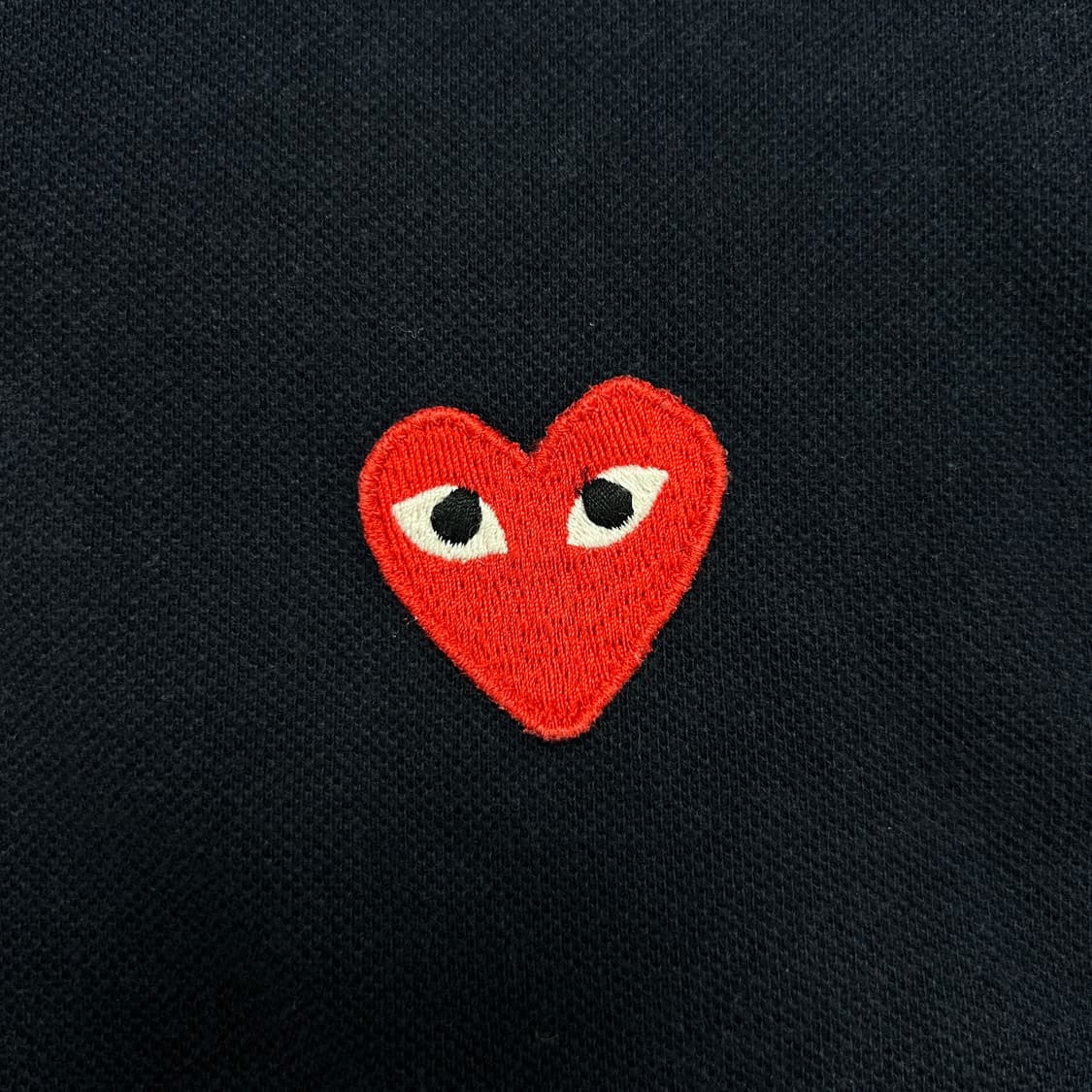 꼼데가르송 우먼스 네이비 카라티(S) 상품이미지4