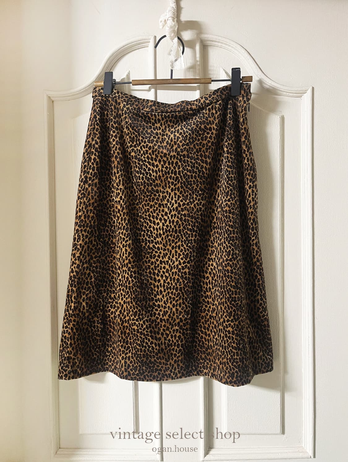 vintage leopard velvet skirt[Ray BEAMS] 상품이미지4