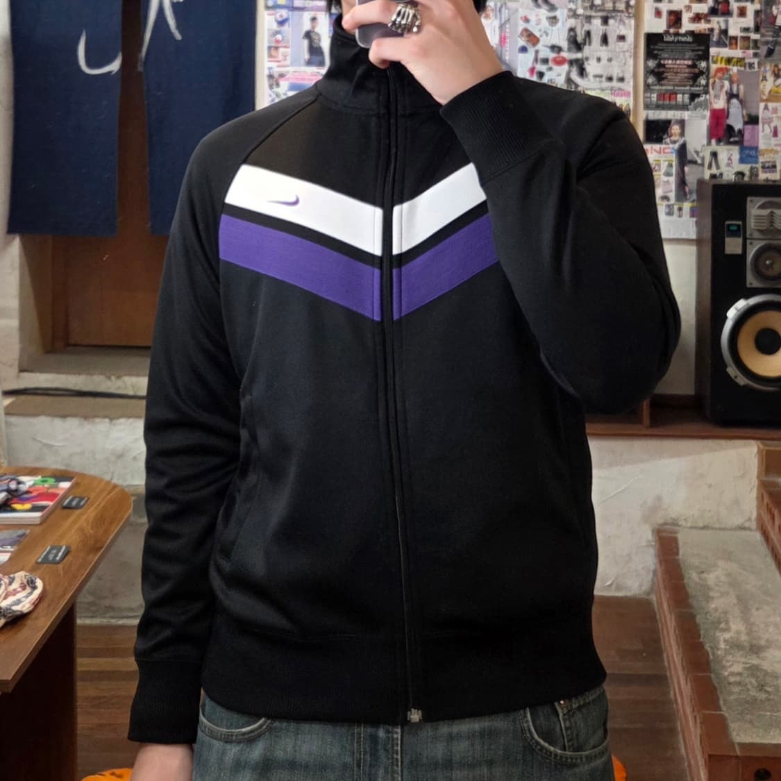 나이키 퍼플 라인 블랙 져지 상품이미지2