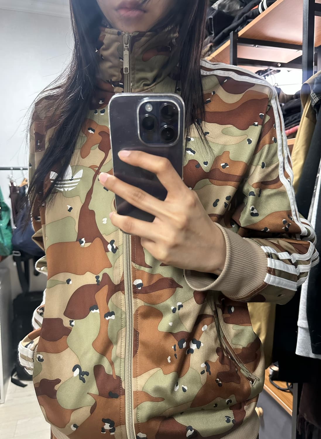 아디다스 파이어버드 밀리터리 카모 트랙탑 져지 상품이미지1