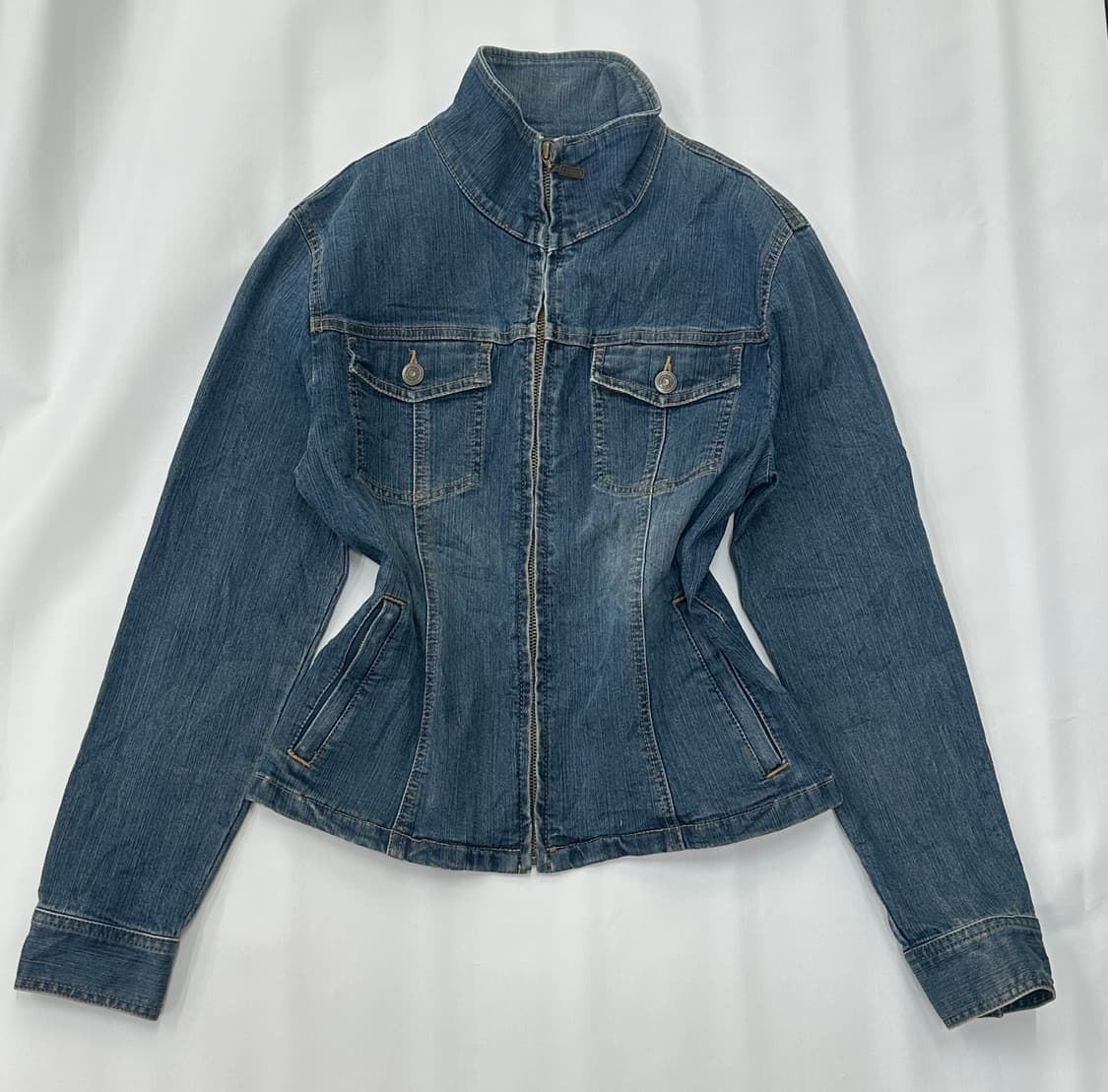 GERAR DAREL 슬림 라인 청자켓 데님자켓 보헤미안 그런지 나나깔 상품이미지4