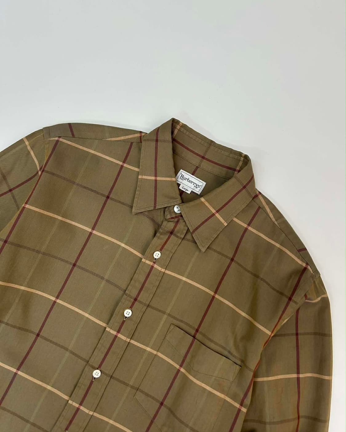 [L] 버버리 빈티지 체크 셔츠 상품이미지3