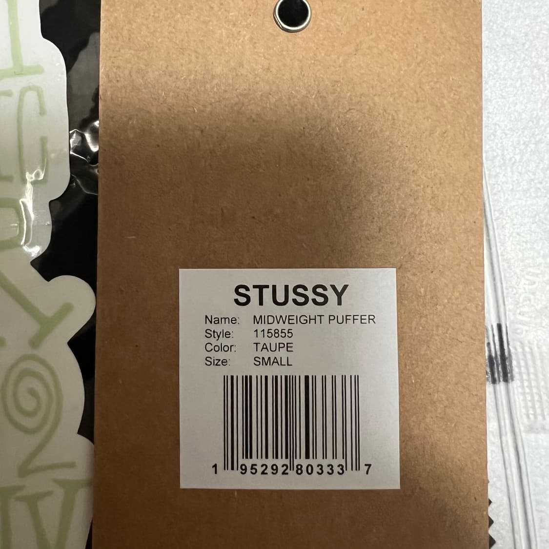 스투시 미드웨이트 푸퍼 토프 S 상품이미지8