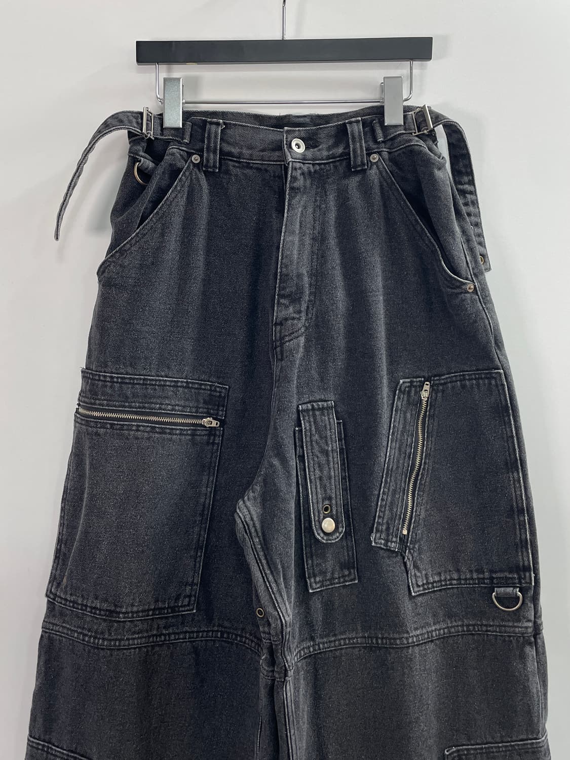 프로젝트gr 플라이트 흑청 카고 팬츠 (onp.114) 상품이미지2