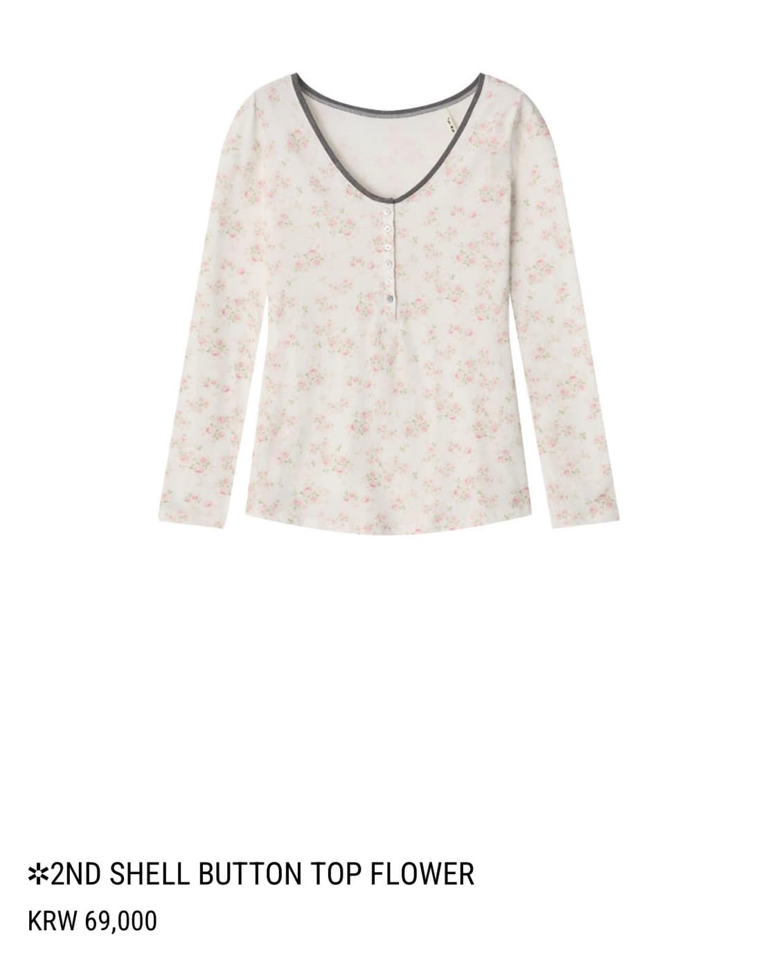 콜로신스 SHELL BUTTON TOP FLOWER 상품이미지1