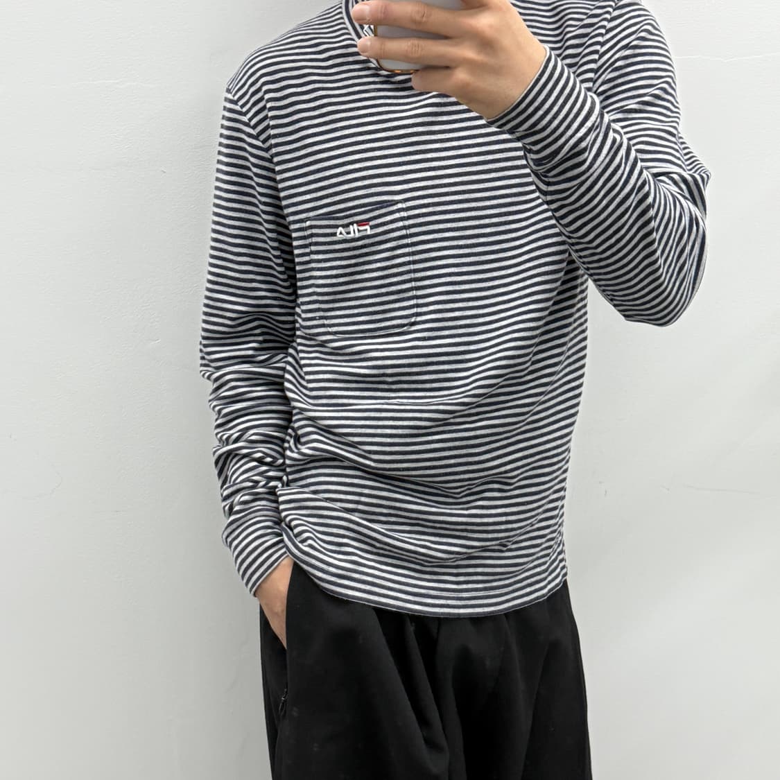 빈티지 휠라 남성 목폴라 상품이미지2