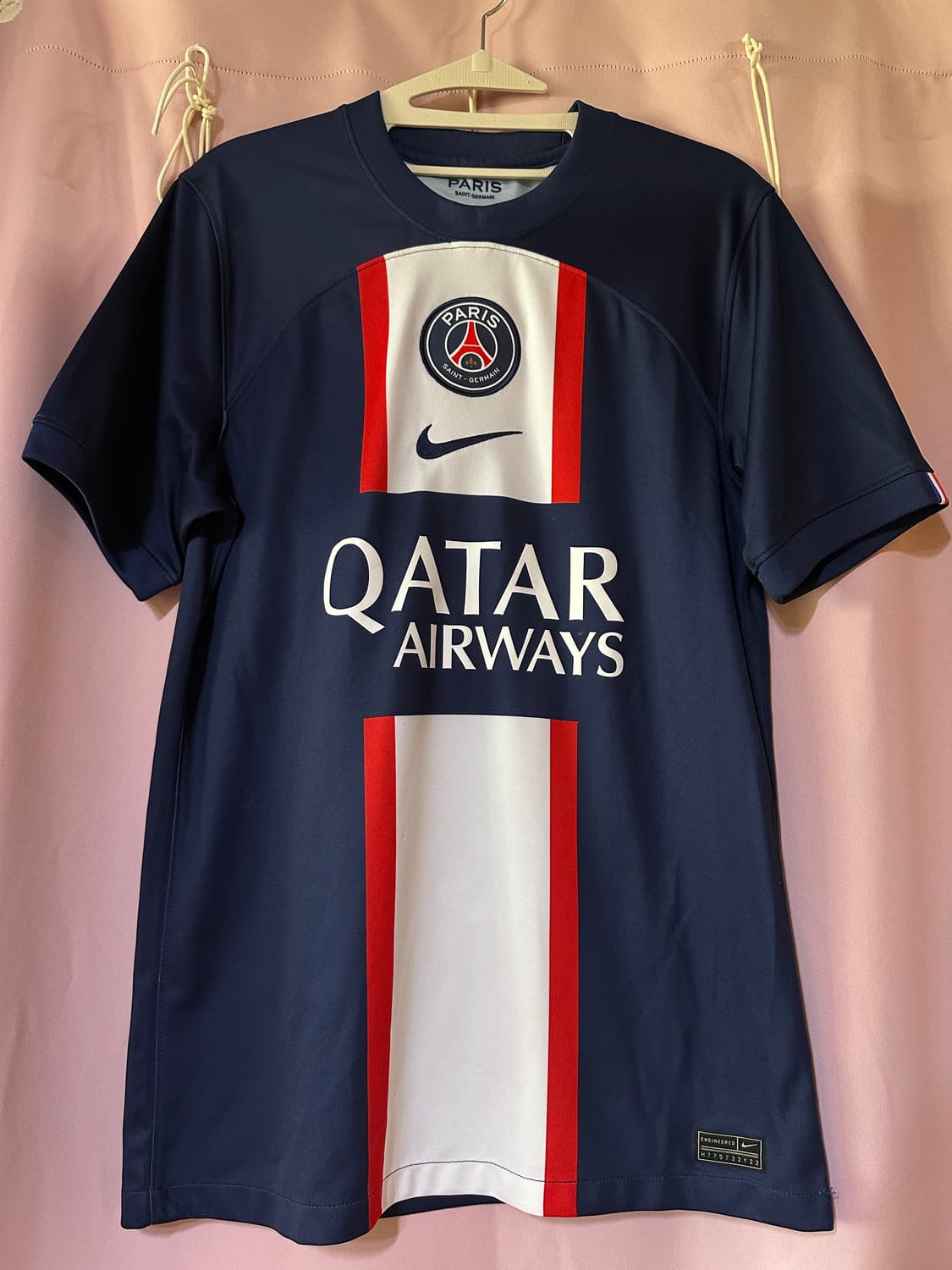 나이키 파리생제르망 네이비 유니폼 나이키반팔 나이키 축구 나이키메시 메시 상품이미지2