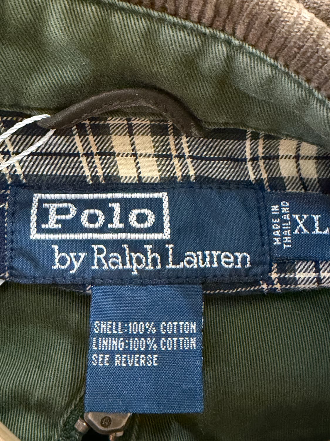 90's 폴로 랄프로렌 코듀로이 블루종 자켓 상품이미지5