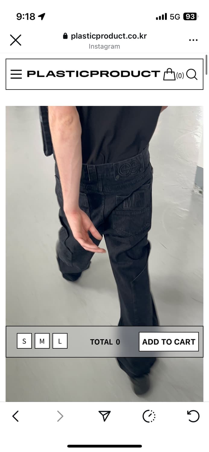 MPa CALF POCKET PANTS (BLACK) 상품이미지1
