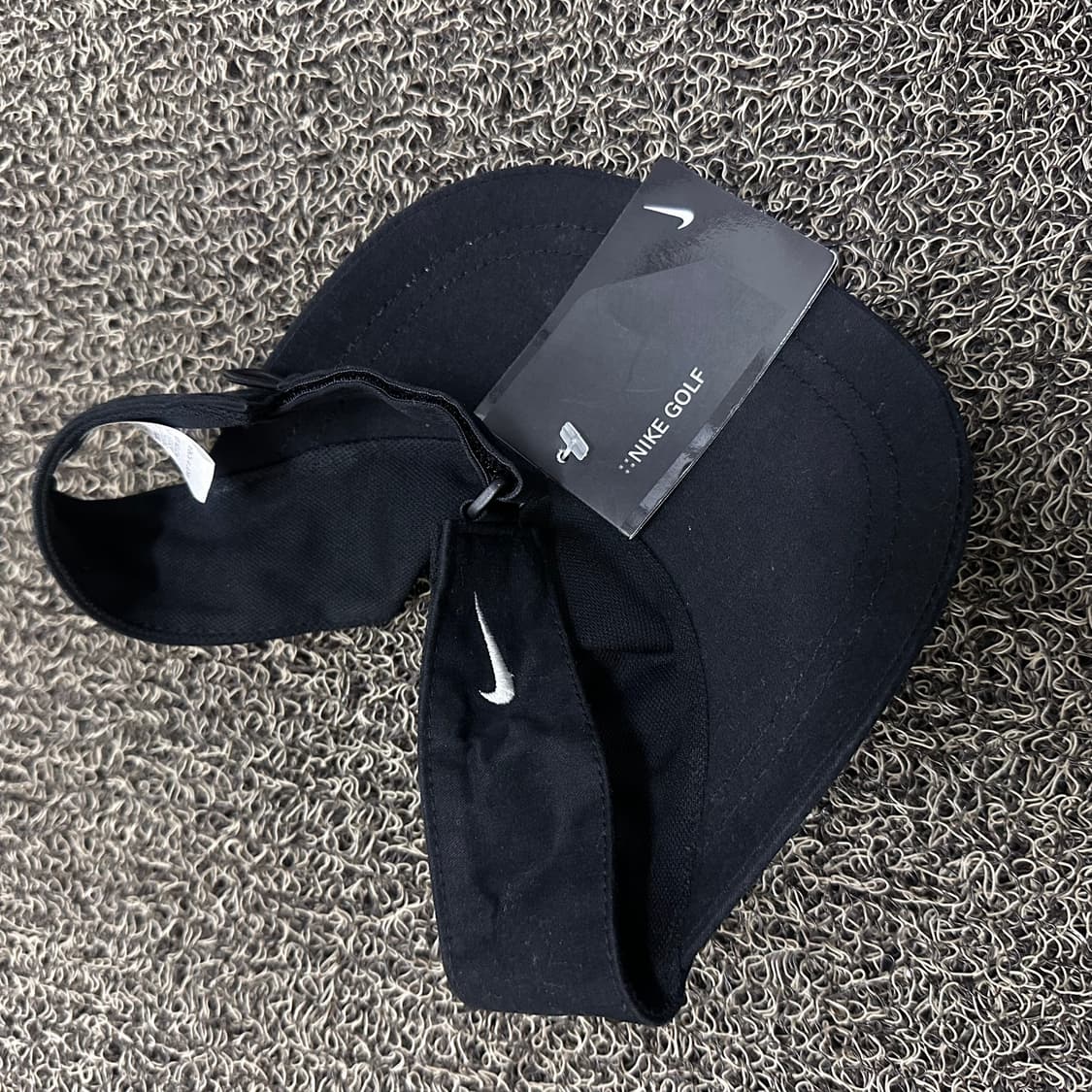 [새상품] NIKE 나이키 골프 썬캡 모자 블랙 F 상품이미지3