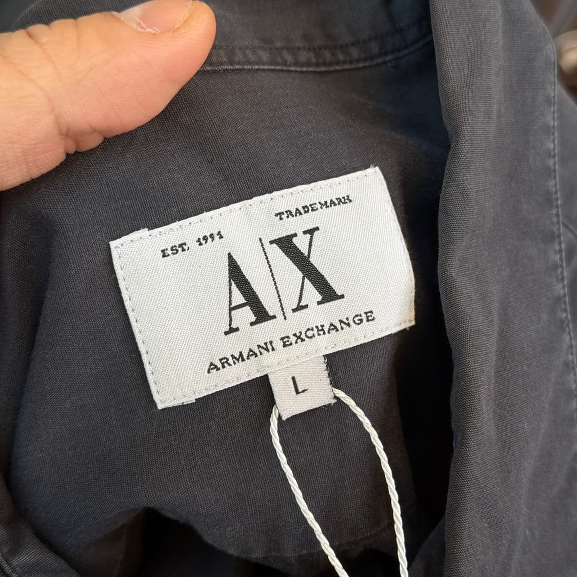 아르마니 익스체인지 암 스펠아웃 셔츠 L 상품이미지5
