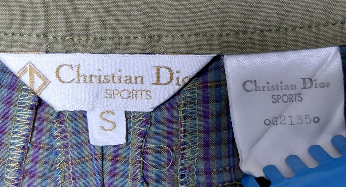[정품] 크리스찬 디올 스포츠 하이웨스트 체크 팬츠 (S/24) 상품이미지5