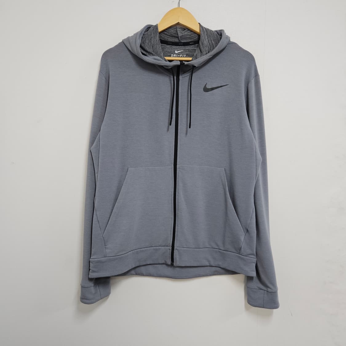 XL 105 나이키 드라이핏 기능성 후드집업 그레이 상품이미지2
