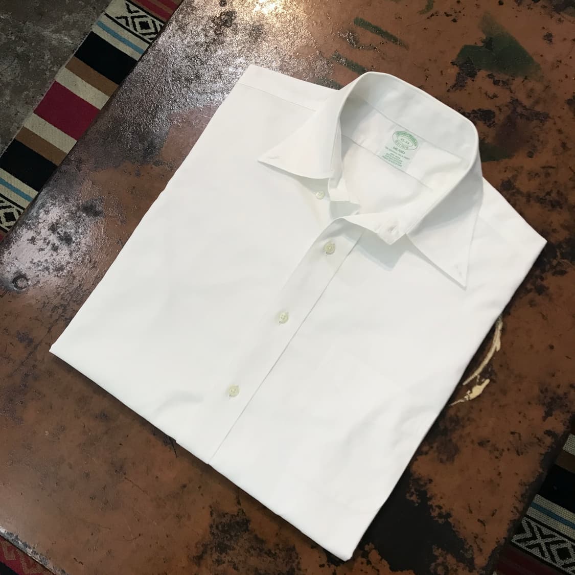 브룩스브라더스 화이트 드레스셔츠 남성 102 여성 프리사이즈  상품이미지1