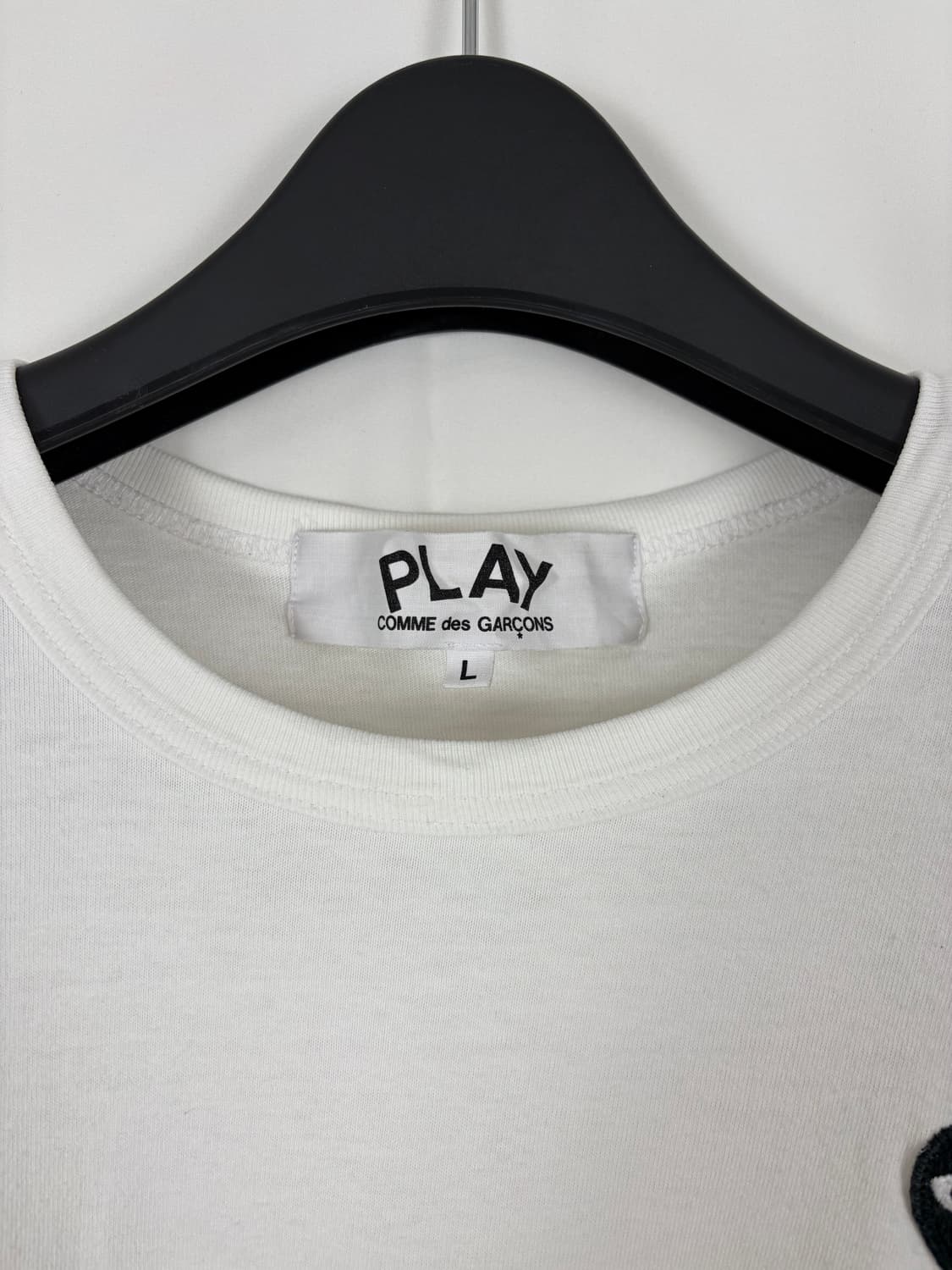 a171) 꼼데가르송 플레이 블랙와펜 반팔티셔츠 상품이미지3