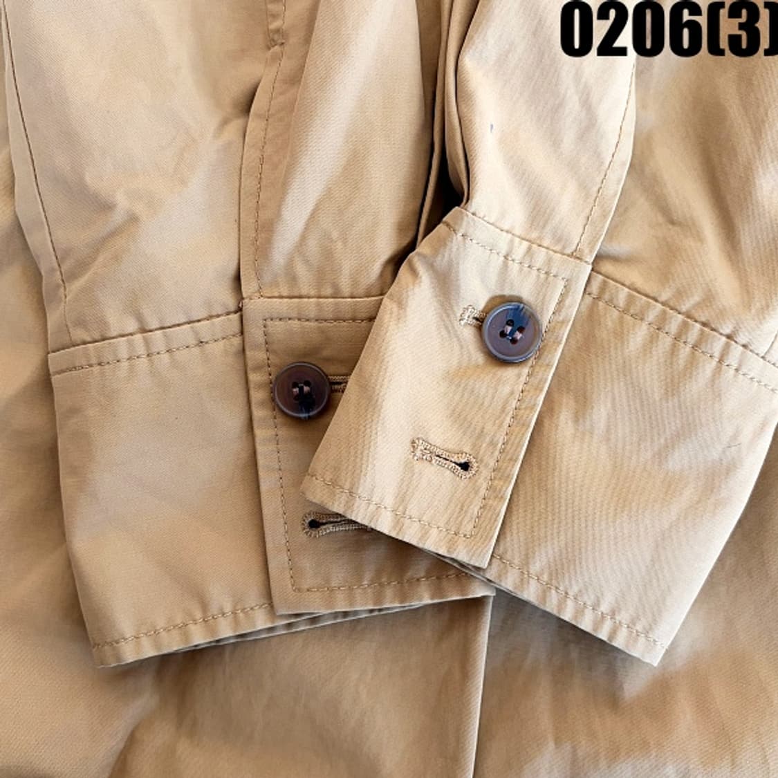 [55] 모르간 브라운 컬러 롱 트렌치 코트 0206(3) 상품이미지3