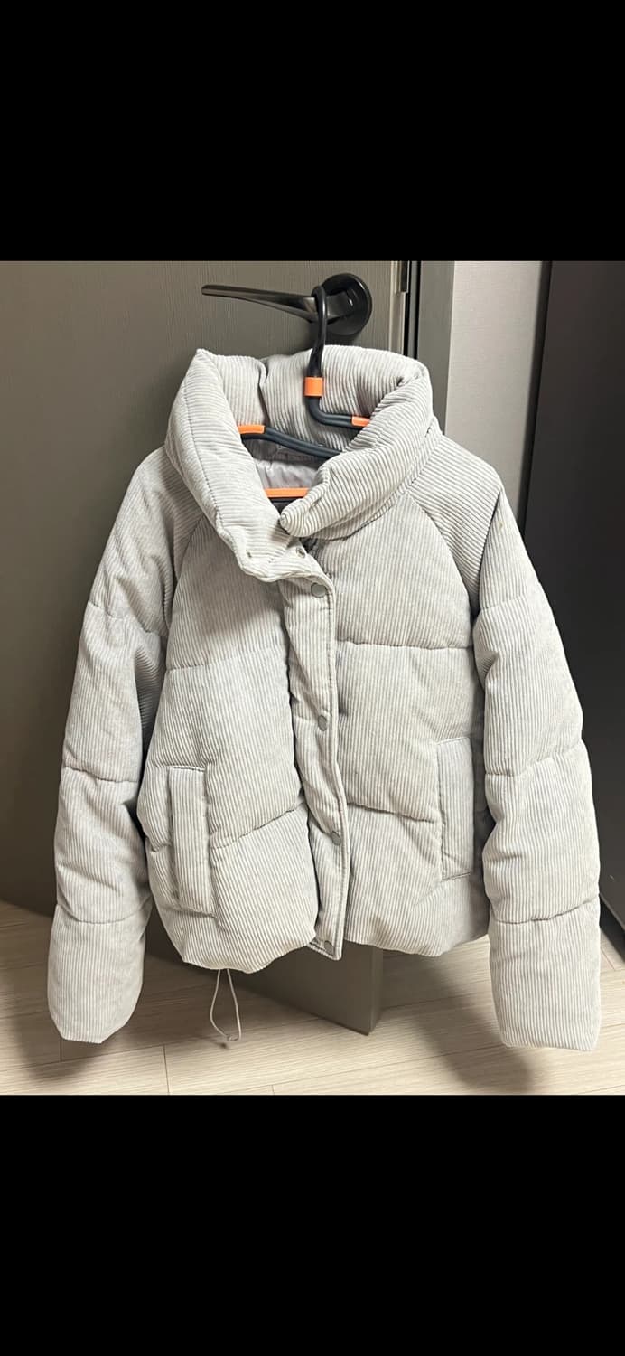 스파오 코듀로이 패딩 S 상품이미지1