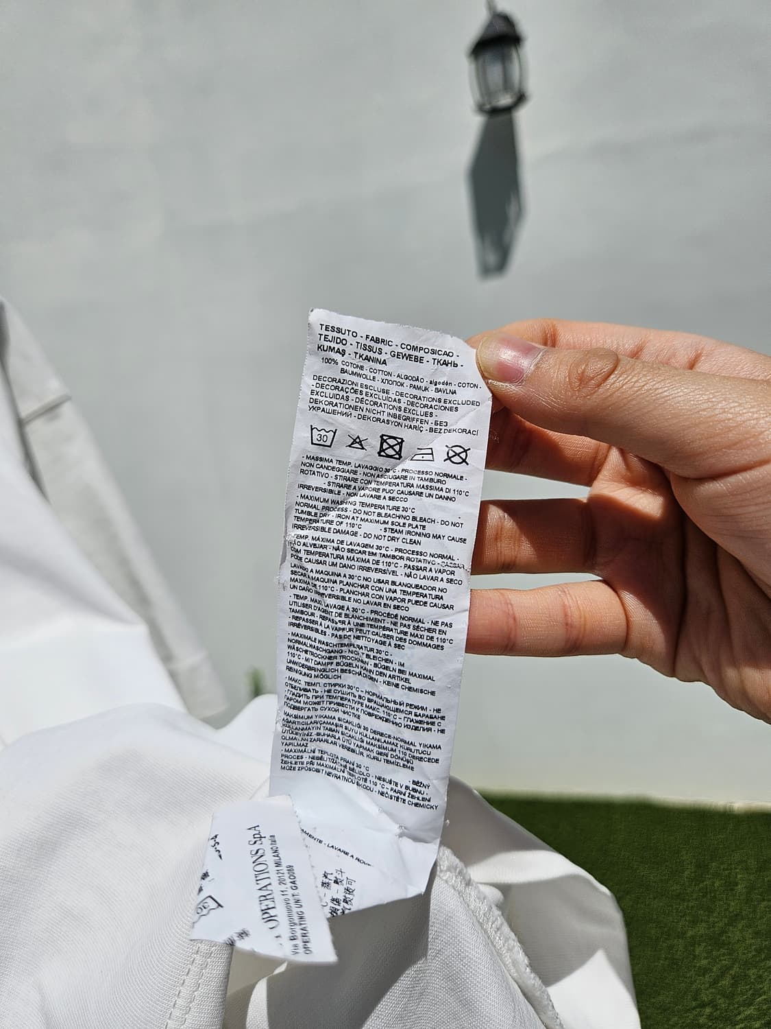 엠포리오 아르마니 자수 로고 티셔츠 상품이미지7