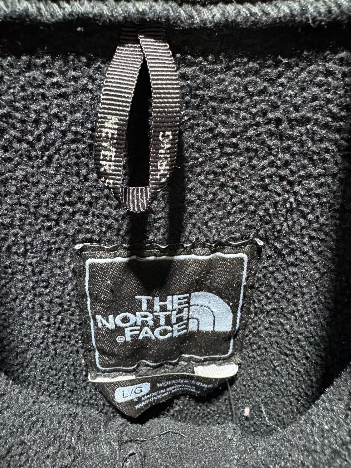 L 노스페이스 나일론 믹스 블랙 플리스 상품이미지5