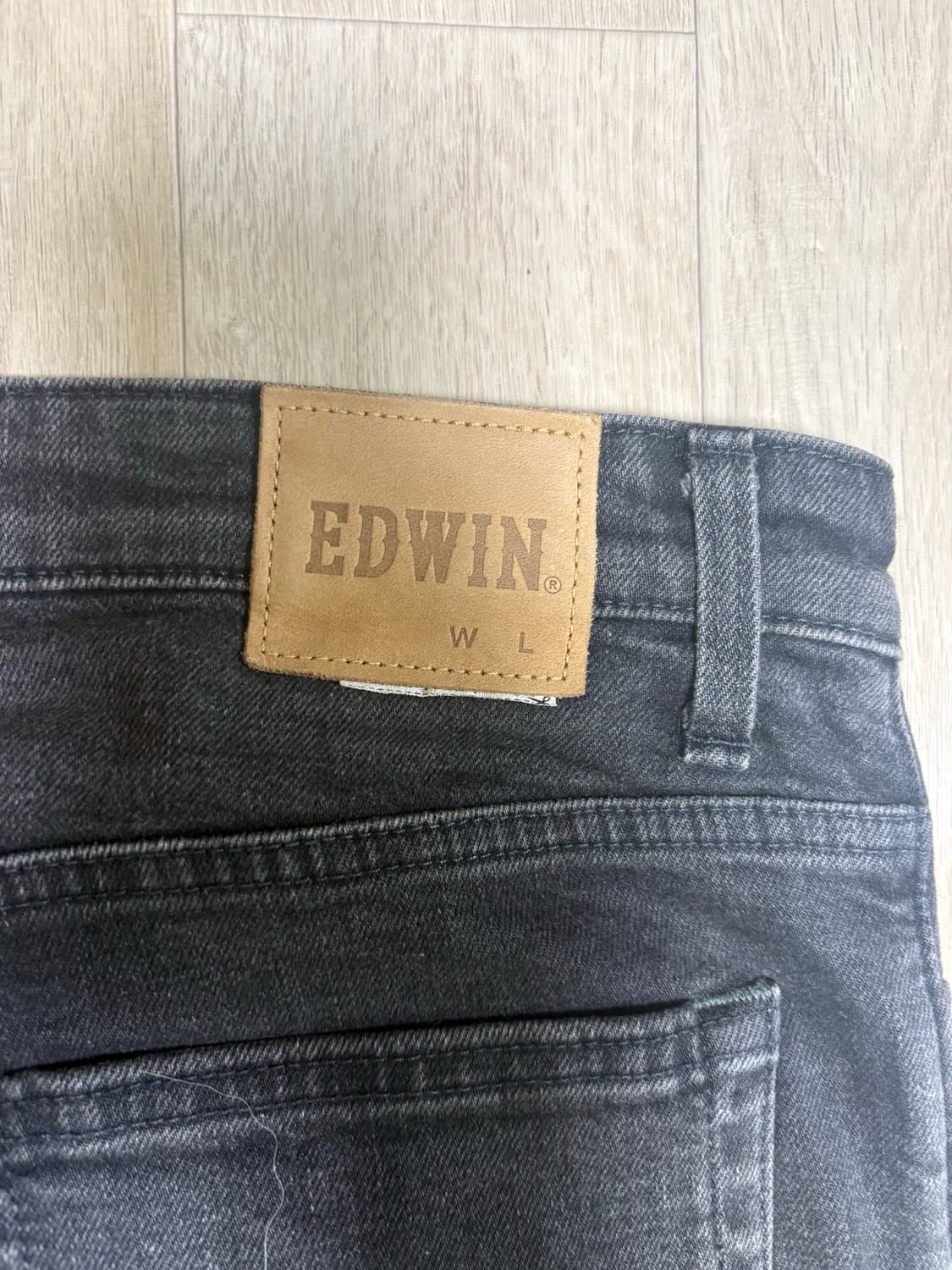 에드윈 블랙 데님 팬츠 33 상품이미지3
