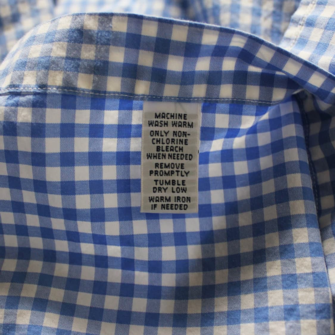 Polo 폴로 랄프로렌 블루 깅엄셔츠 상품이미지5