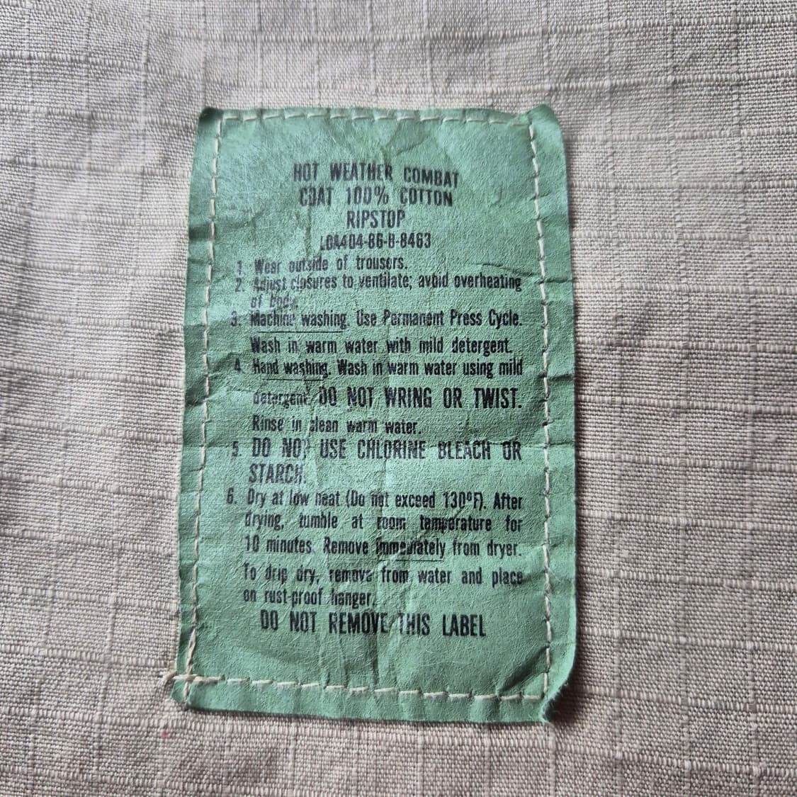 80s 미군 립스탑 hwc 

 상품이미지10