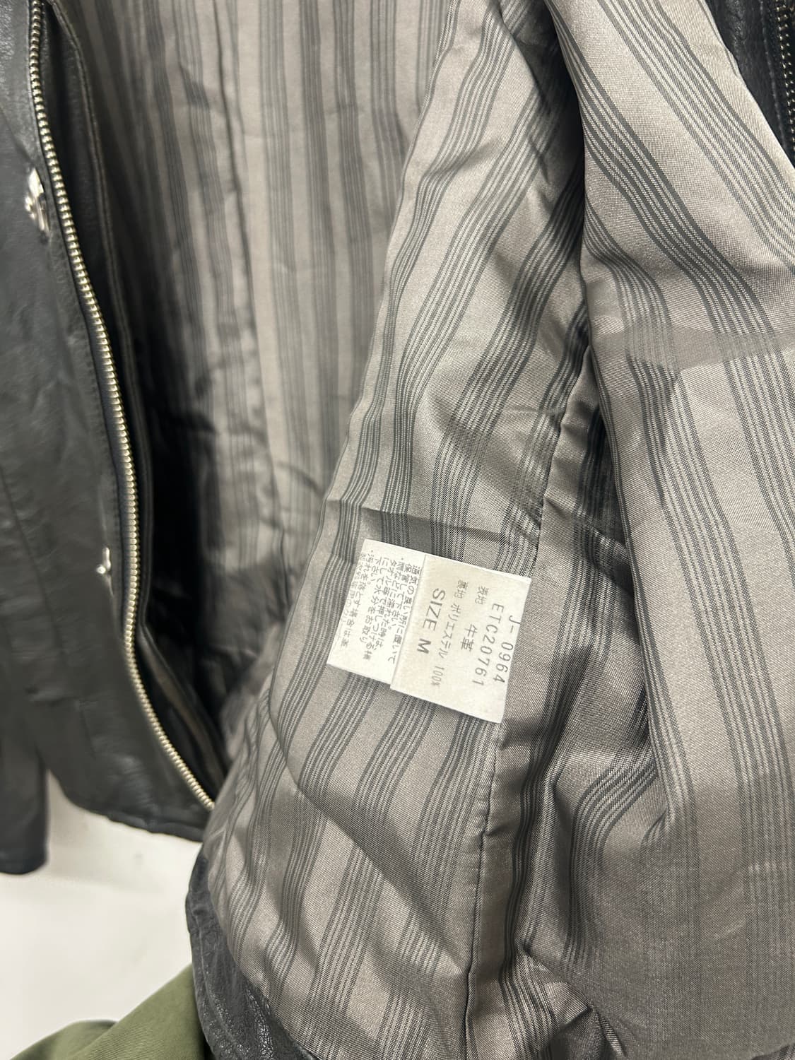 RNA 블랙 가죽 자켓 상품이미지3