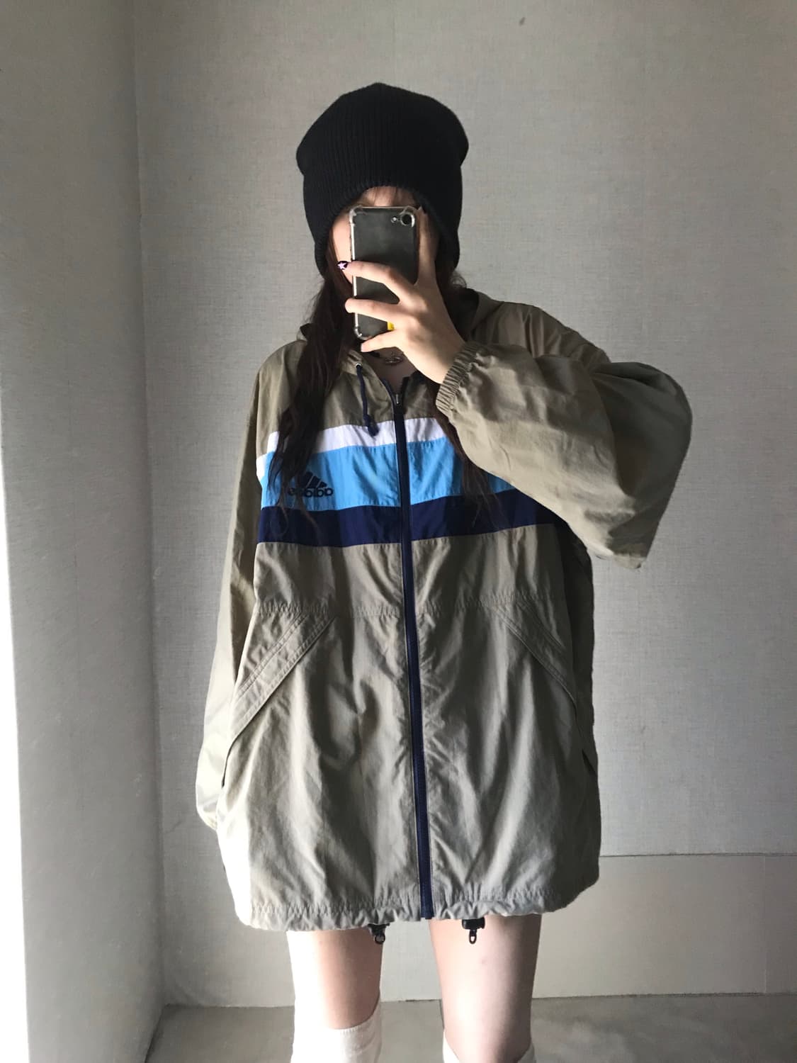 아디다스 90s 브라운 바람막이 상품이미지4
