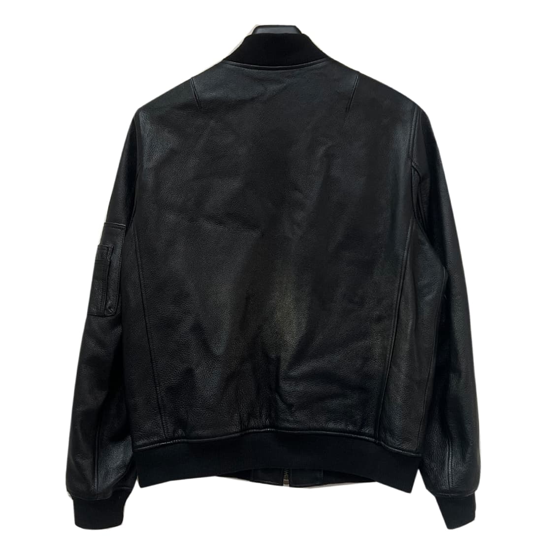 비바스튜디오 우먼스 MA-1 소가죽 레더 블루종 자켓 L 상품이미지2