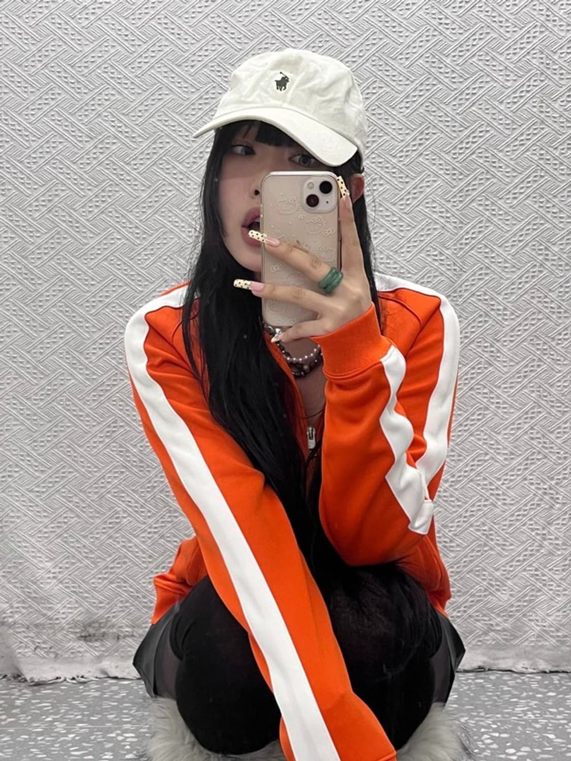 폴로 랄프로렌 캐주얼 모던시크 화이트크림 볼캡 C09643 상품이미지1