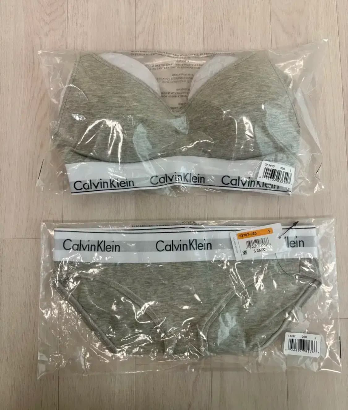 캘빈클라인 언더웨어 리프트 스쿱 브라렛 팬티 속옷세트 상품이미지1