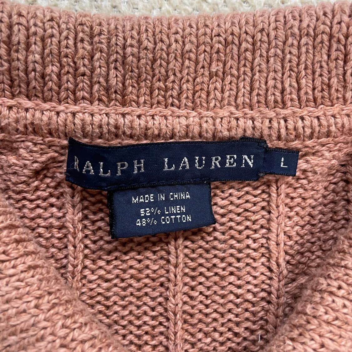 폴로 랄프로렌 케이블 니트 반팔 가디건 상품이미지3