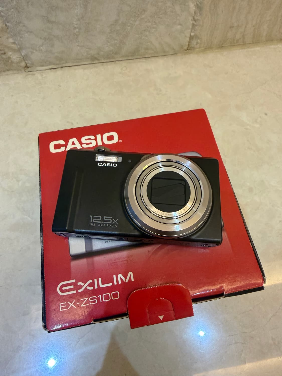 카시오 엑슬림 zs100 풀박스 - 빈티지디카 상품이미지1