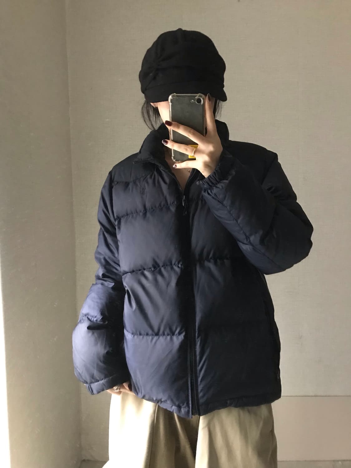 폴로 딥네이비 포니 패딩 상품이미지1