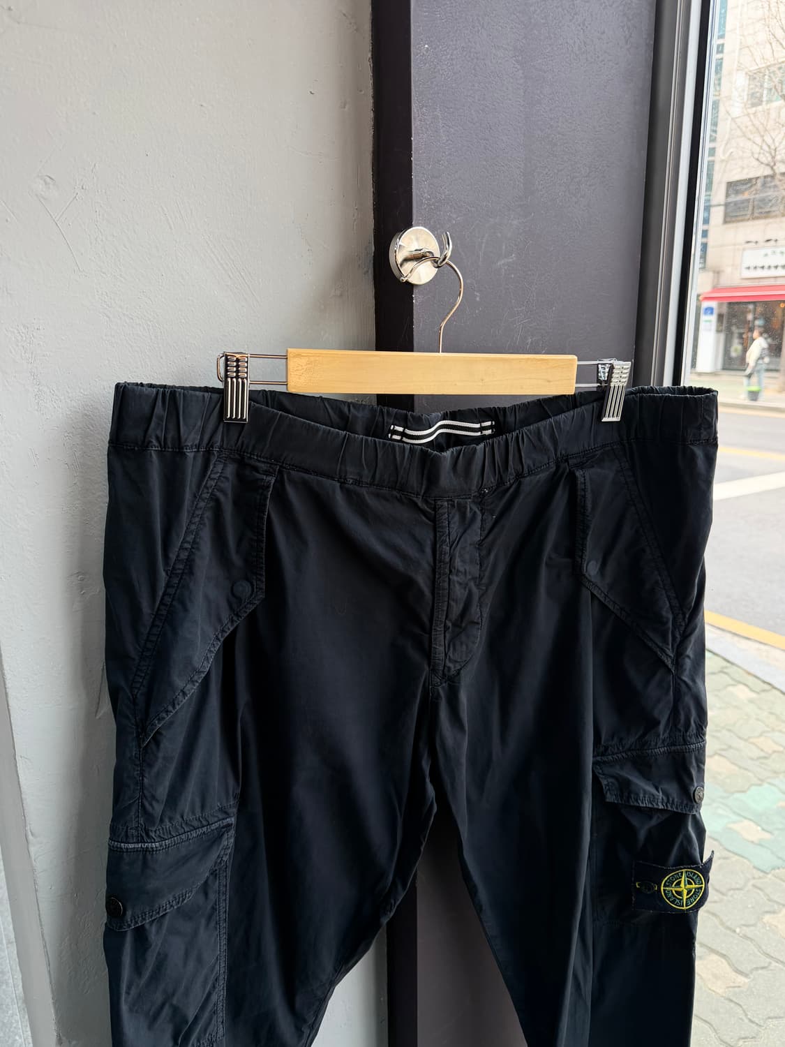 36/ 스톤아일랜드 와펜패치 밴딩 카고팬츠 상품이미지3