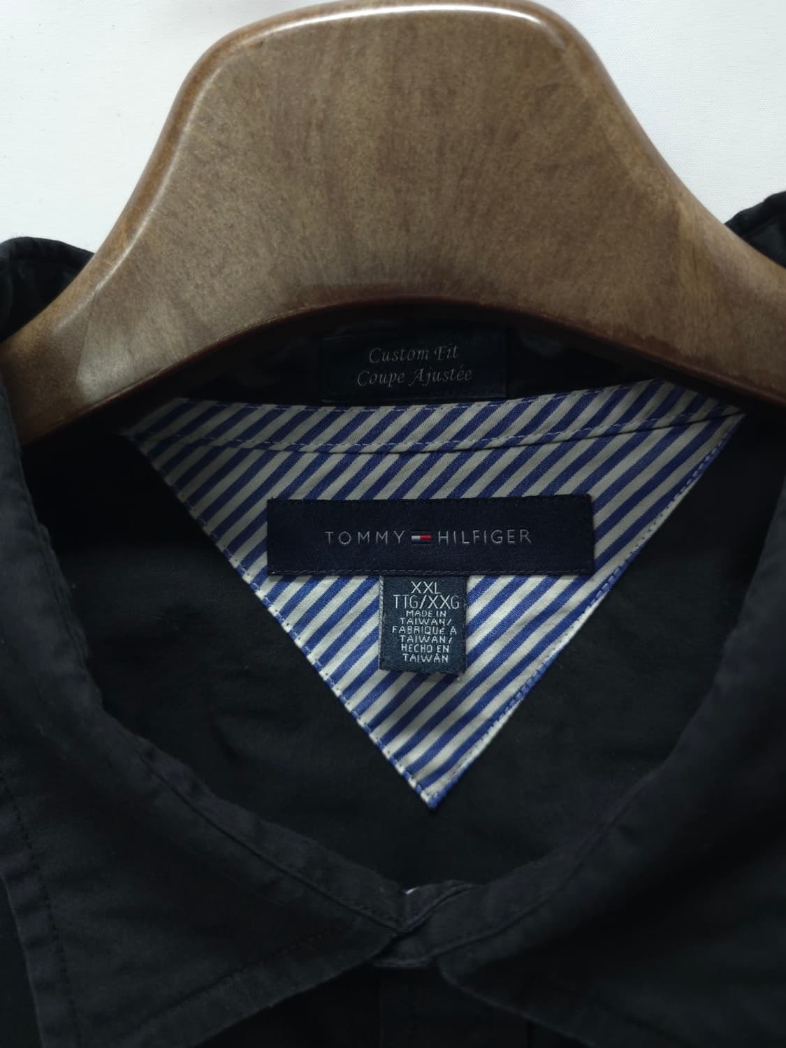 (빅사이즈) 타미힐피거 코튼 블랙 셔츠 (110~115) 상품이미지3