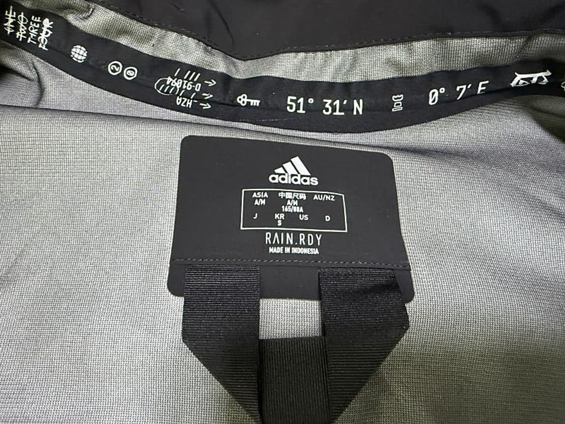 아디다스 마이쉘터 레인 자켓, 비옷 여성용 95호 66사이즈 상품이미지5